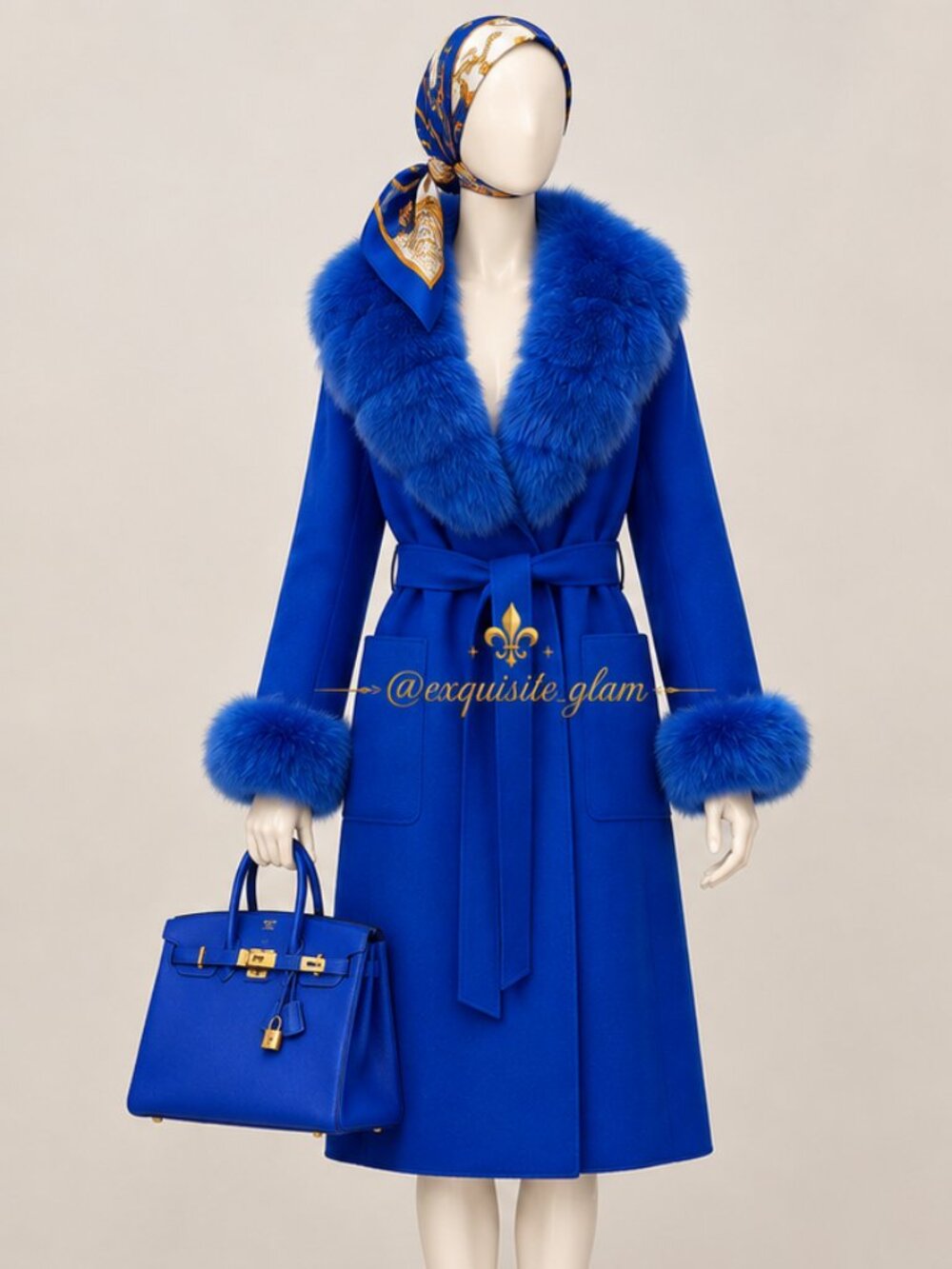 💎Luxury Jacket Coat Genuine Real Fur Couture Stylish Glamour Stroller Vest Cape